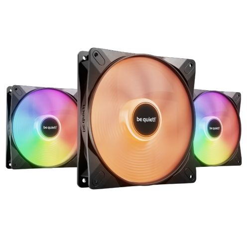 Be Quiet! (BL130) Light Wings LX 14cm PWM High-Speed ARGB Case Fans (3 Pack), Rifle Bearing, Impeller w/ 16 LEDs, Daisy-Chain, Up to 1800 RPM, Black Be Quiet! (BL130) Light Wings LX 14cm PWM High-Speed ARGB Case Fans (3 Pack), Rifle Bearing, Impeller w/ 16 LEDs, Daisy-Chain, Up to 1800 RPM, Black